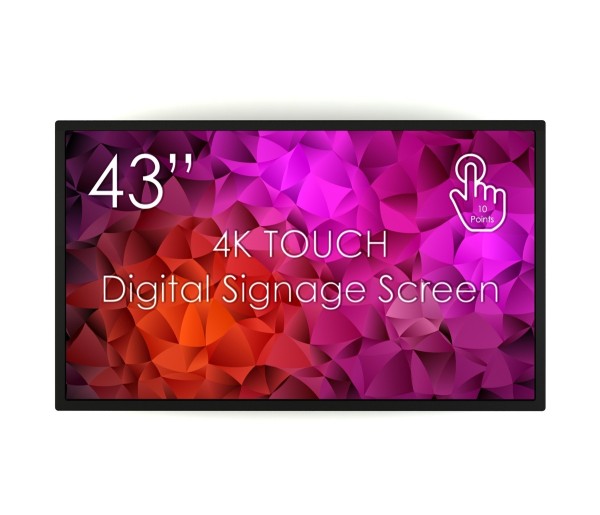 UHD Touchscreen mit 43 Zoll Display