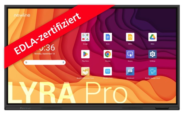 Interaktives Schulungs- und Konferenzdisplay mit 86 Zoll Touchscreen - Lyra Pro