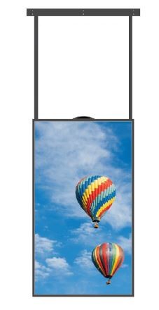 Schaufenster Monitor zum Hängen oder zur Wand Montage