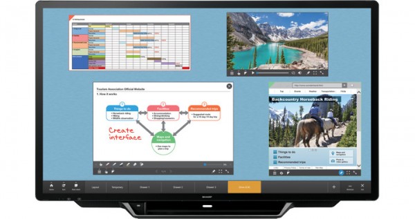 Sharp 70 Zoll Interactive Touchmonitor