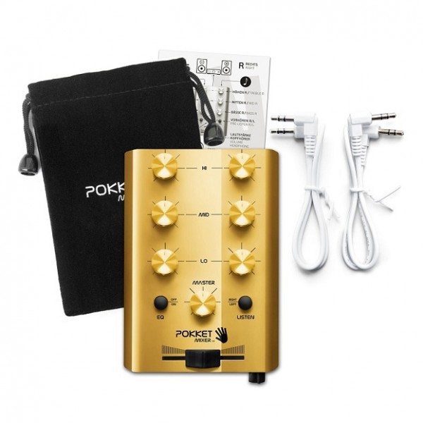 PokketMixer Mini Audio Mischer Gold Edition